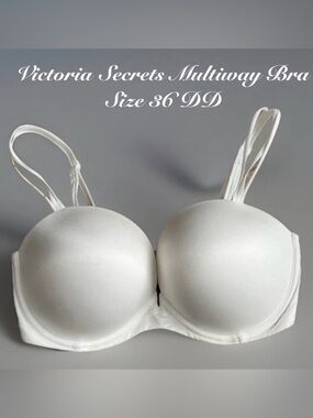 Victoria secret very sexy multi way bra white 36DD EUC